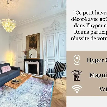 아파트 Libergier Superbe T2 A Cote De La Cathedrale *